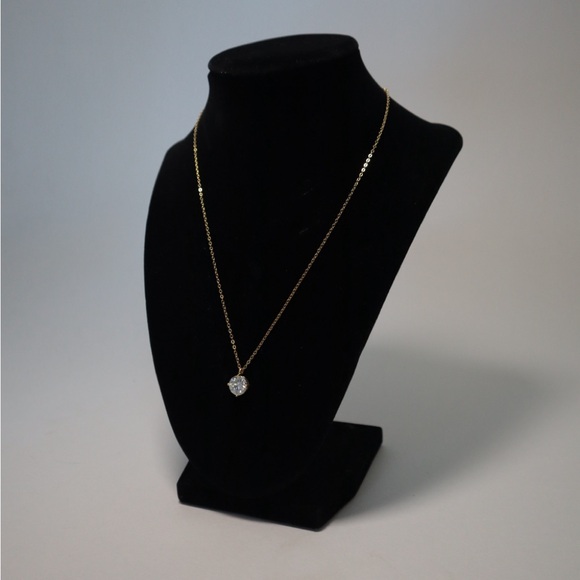Moissanite Jewelry - 3CT Moissanite s925 Sterling Silver Necklace